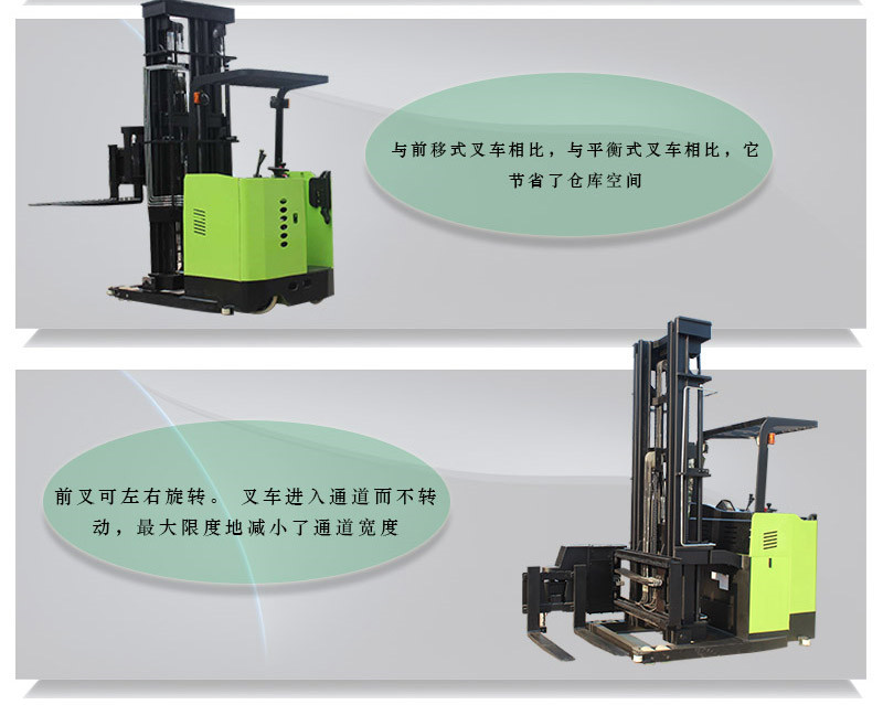 電動(dòng)三向叉車(chē)