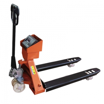 2-2.5噸電子秤手動(dòng)搬運(yùn)車 紅色